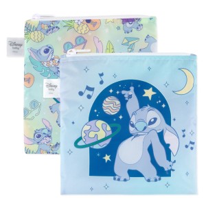 Second Chance (No Original Packaging) - Reusable Snack Bag - Large (2 pack) - Disney Stitch Star-ring Up Trouble