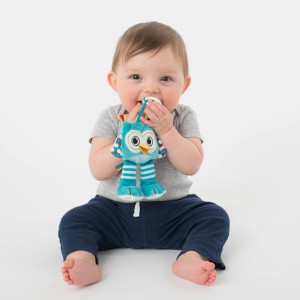 PaciPal Pacifier Holder Stuffed Animal - Hibou