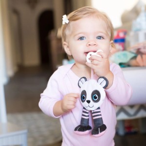 PaciPal Pacifier Holder Stuffed Animal - Panda