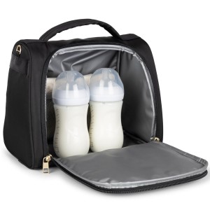 Insulated Bottle Bag - Zwart