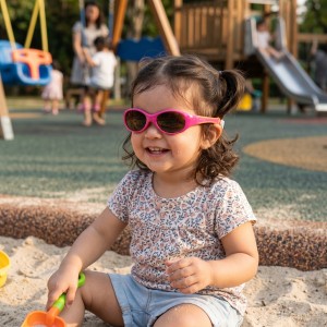 Flex - kinder zonnebril - Roze Oranje