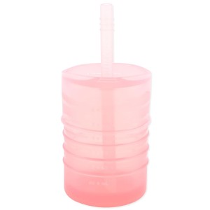 Taza de Silicona con Pajita y Tapa