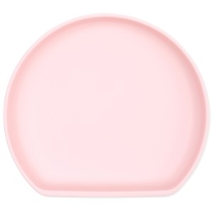 Assiette Antidérapante en Silicone - Rose