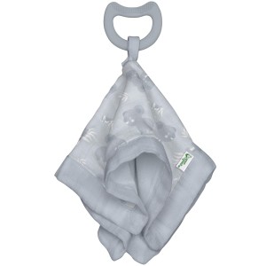 Manta de Algodón Orgánico con Mordedor de Silicona