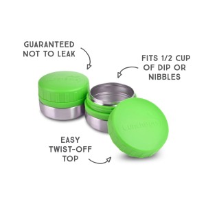 Dipbakjes Rounds (2 stuks) - 4oz / 115ml - Groen