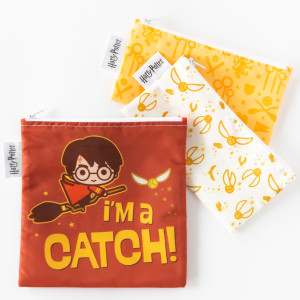 Wiederverwendbare Snackbeutel (3er-Pack) - Harry Potter™ Quidditch