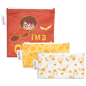 Herbruikbaar Snackzakje (3 stuks) - Harry Potter™ Quidditch