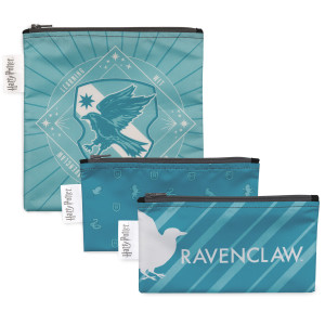 Herbruikbaar Snackzakje (3 stuks) - Harry Potter™ Ravenclaw