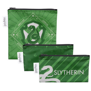 Herbruikbaar Snackzakje (3 stuks) - Harry Potter™ Slytherin