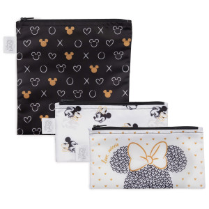Second chance (no original packaging) - Reusable snack bag (3 pack) - Disney Love, Minnie