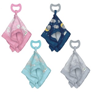 Mantas con Mordedor de Algodón Orgánico