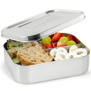 Cajas de acero inoxidable para comida - Medianas