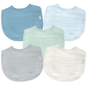 Organic Cotton Muslin Bibs