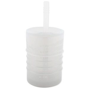 Siliconen Bekers met Rietje en Deksel