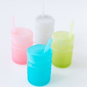 Gobelets à Paille avec Couvercle en Silicone