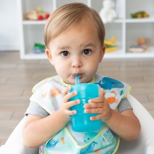 Silicone Straw Cups with Lid