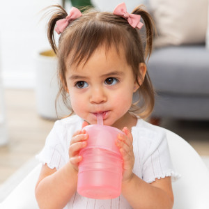 Silicone Straw Cups with Lid