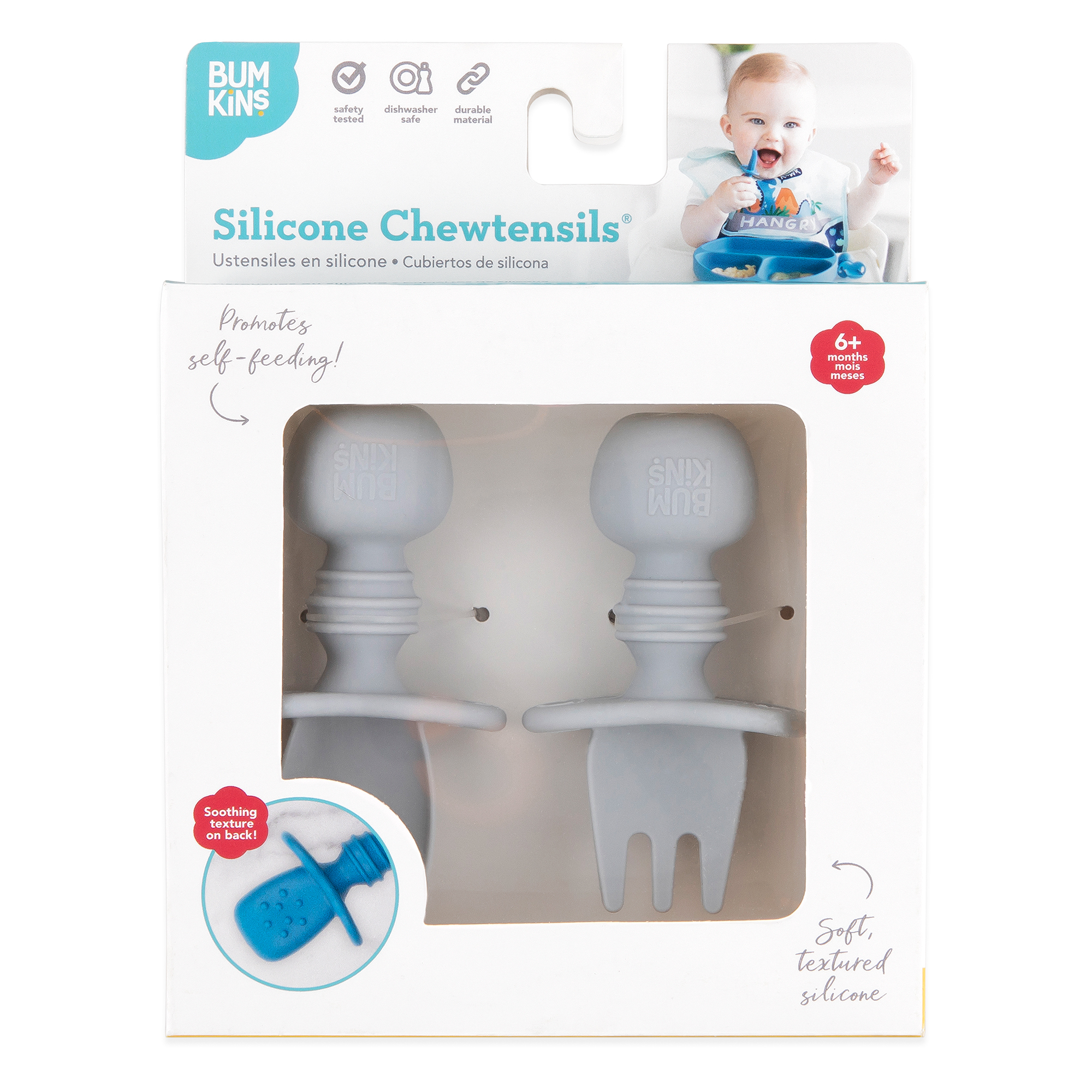 Silicone Chewtensils® - Grey