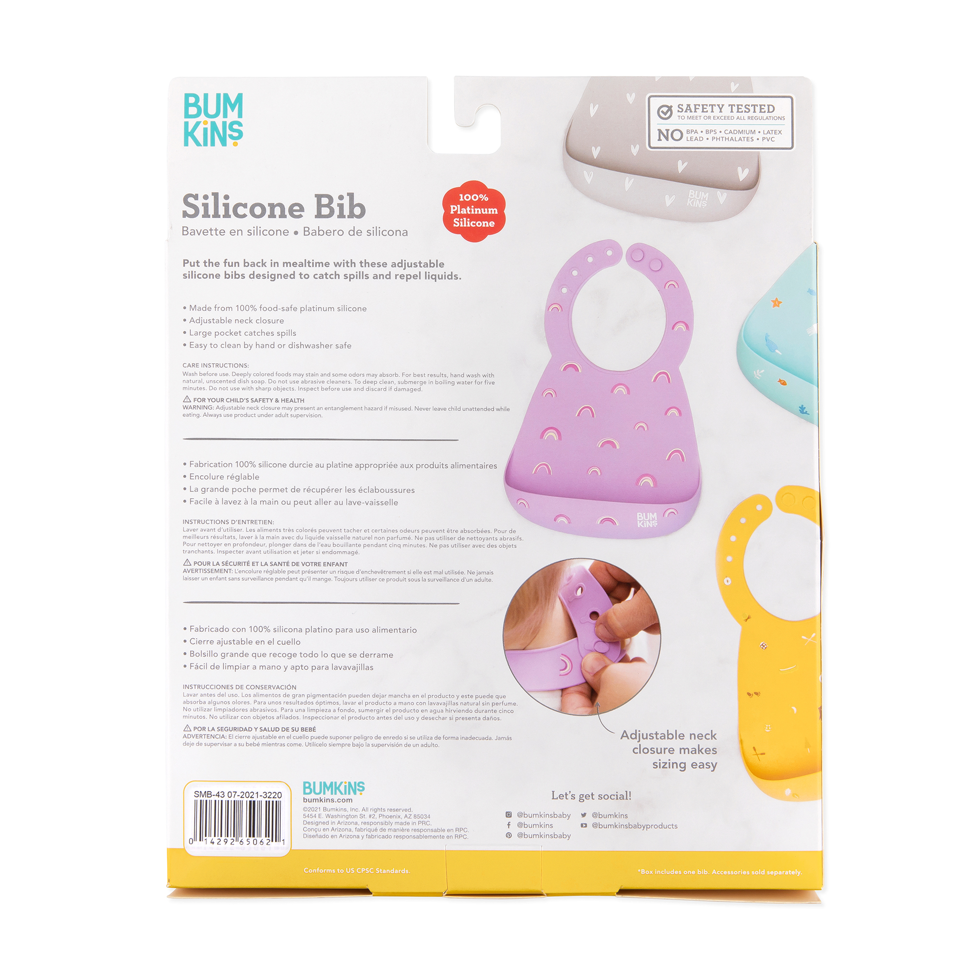 Silicone bib - Ocean Life