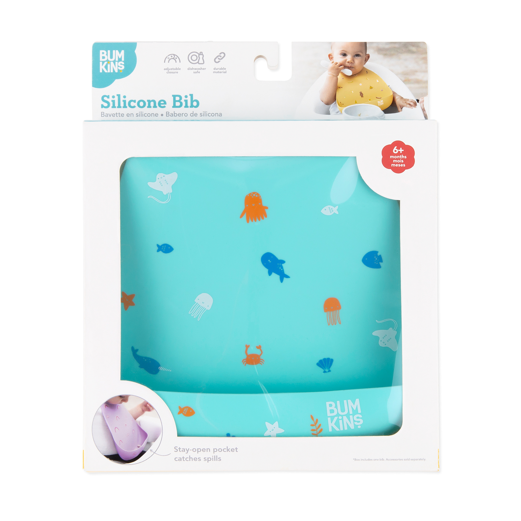 Silicone bib - Ocean Life