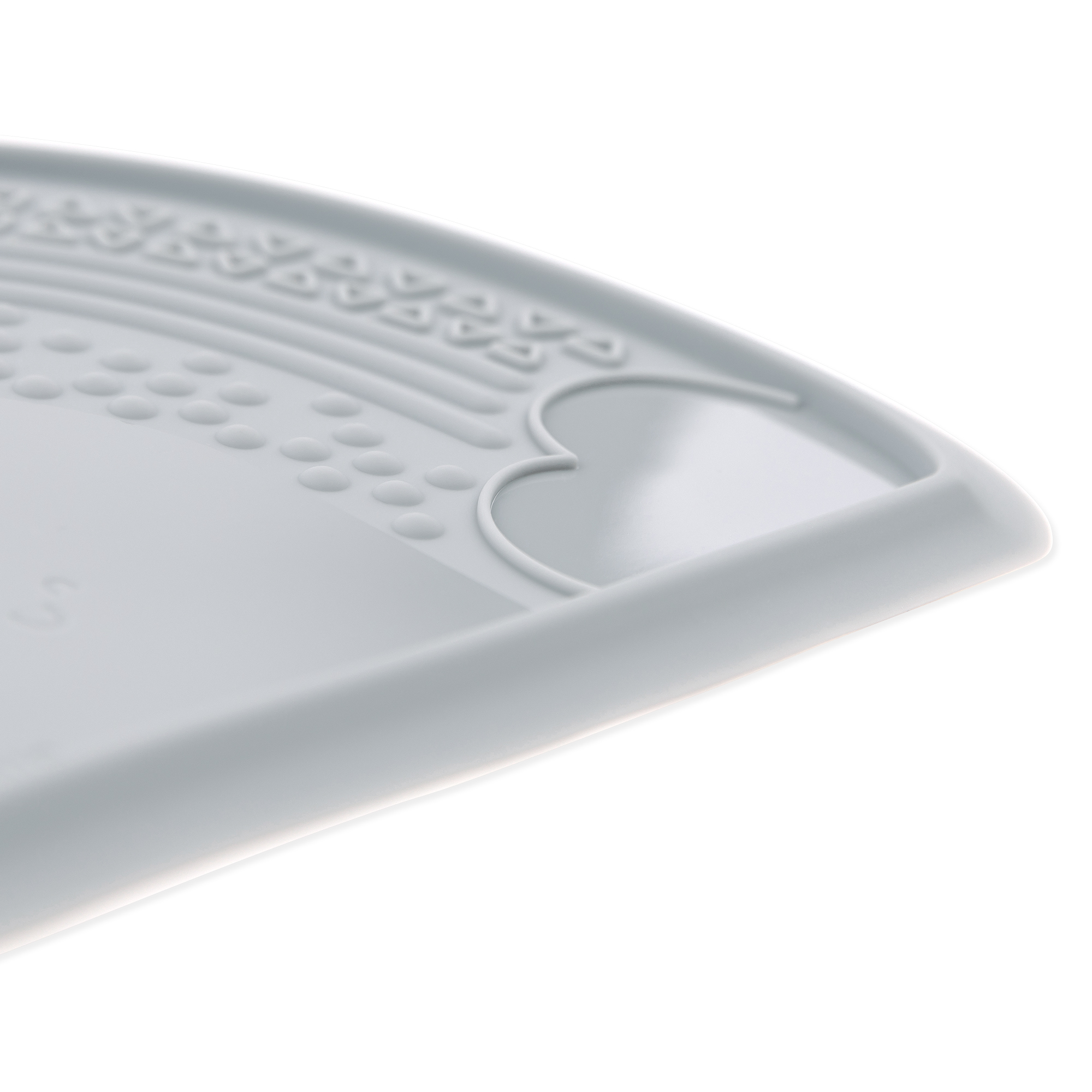 Silicone sensory placemat - Grey