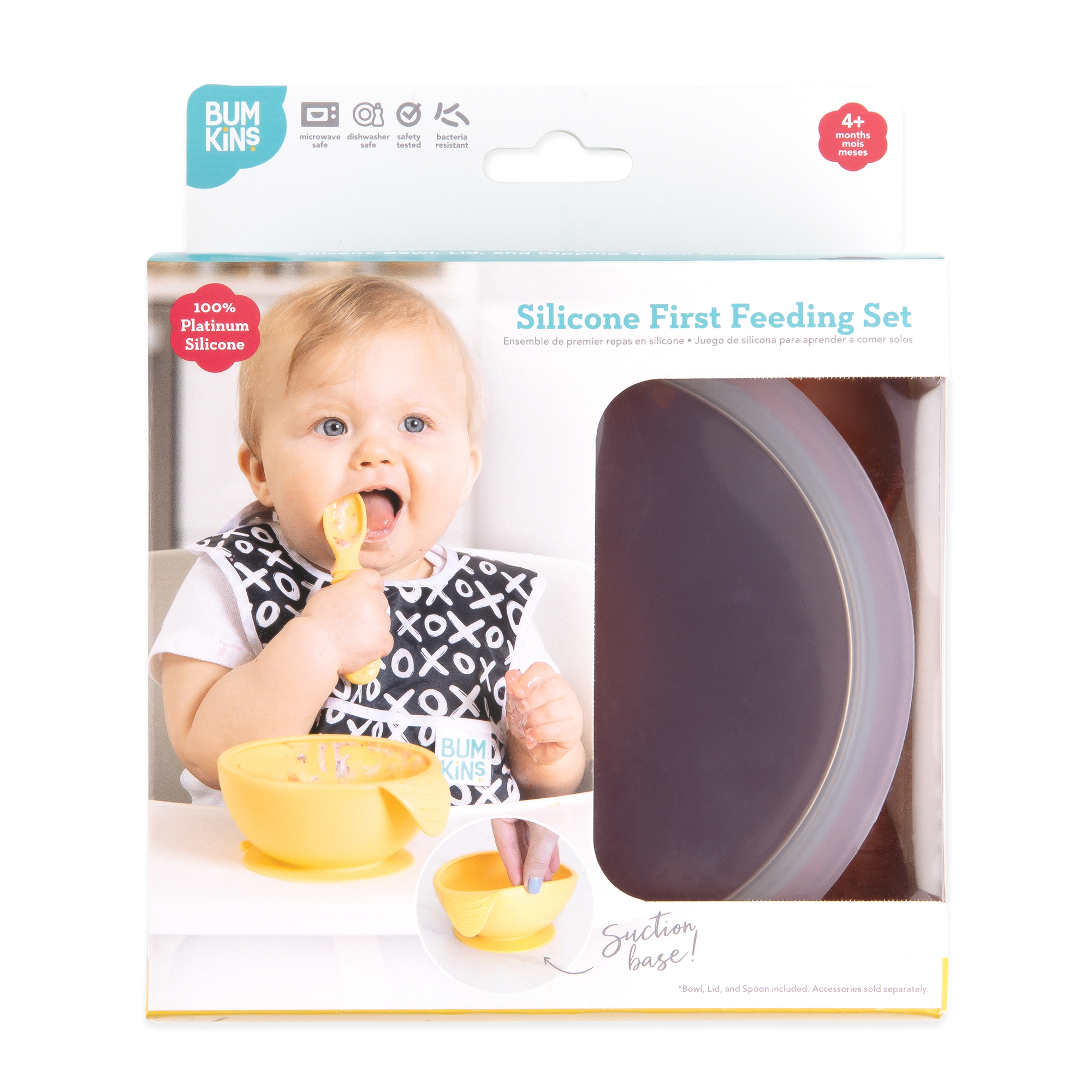 Silicone First Feeding Set - Clay