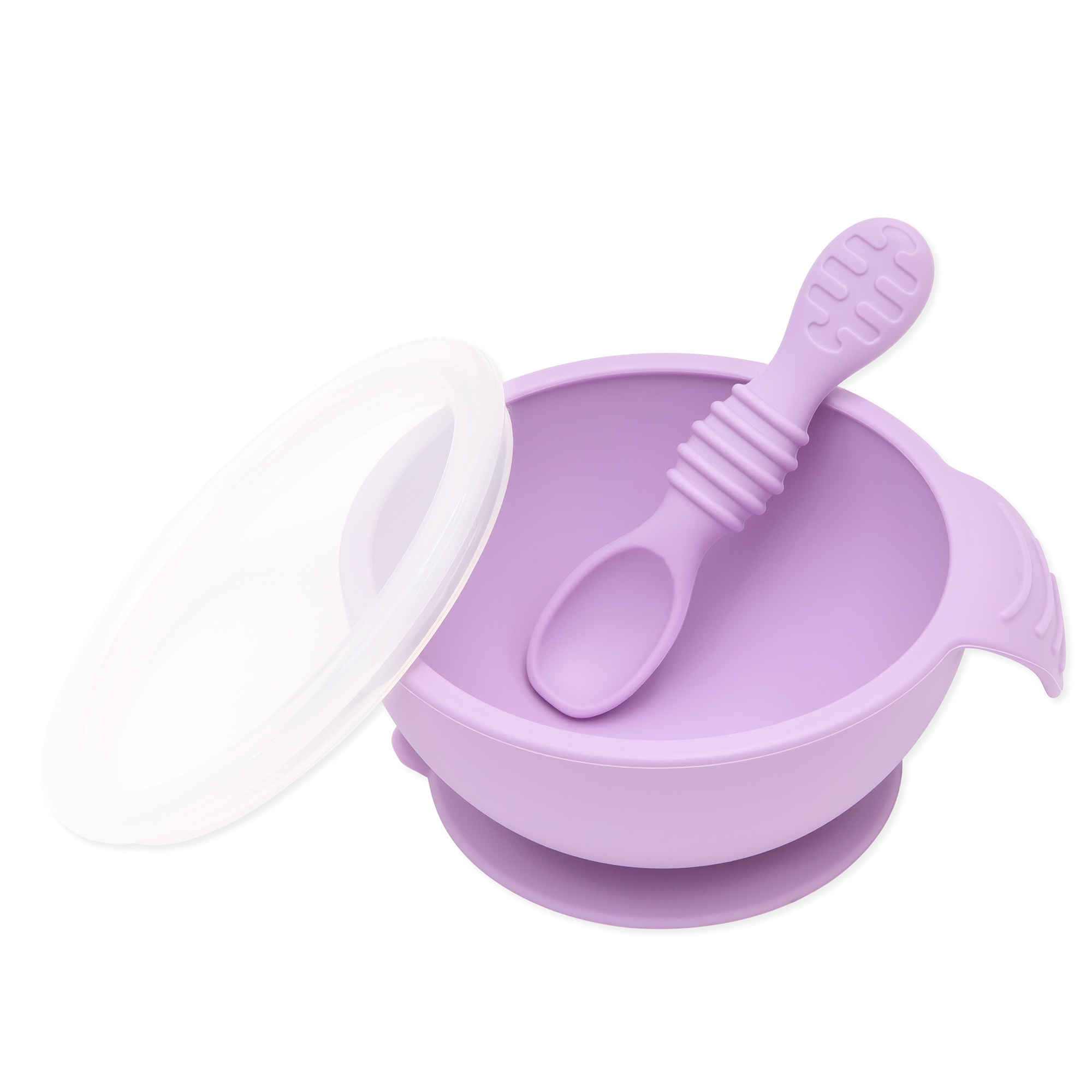 Silicone First Feeding Set - Lavender