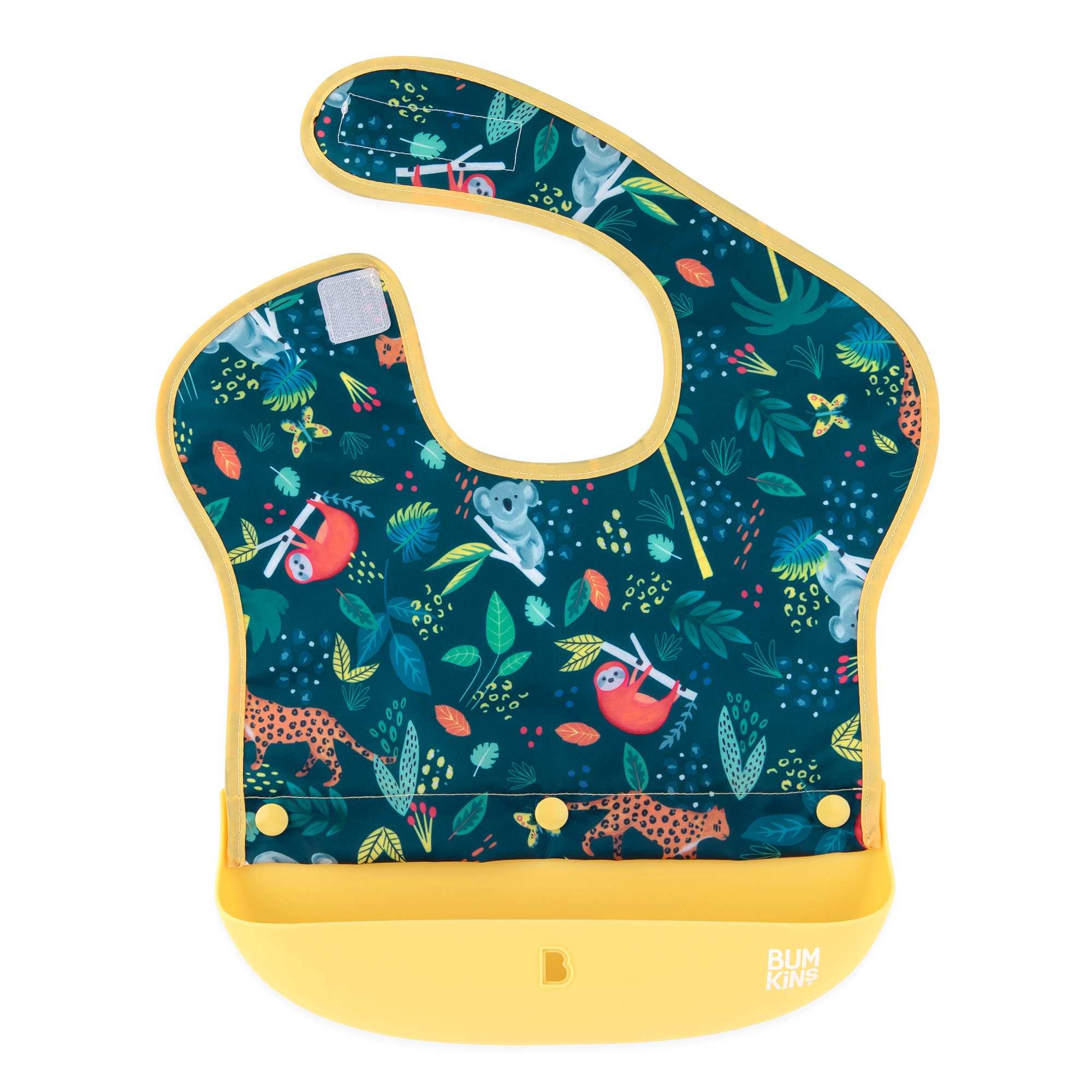 Swap pocket bib - Jungle & Animal Prints