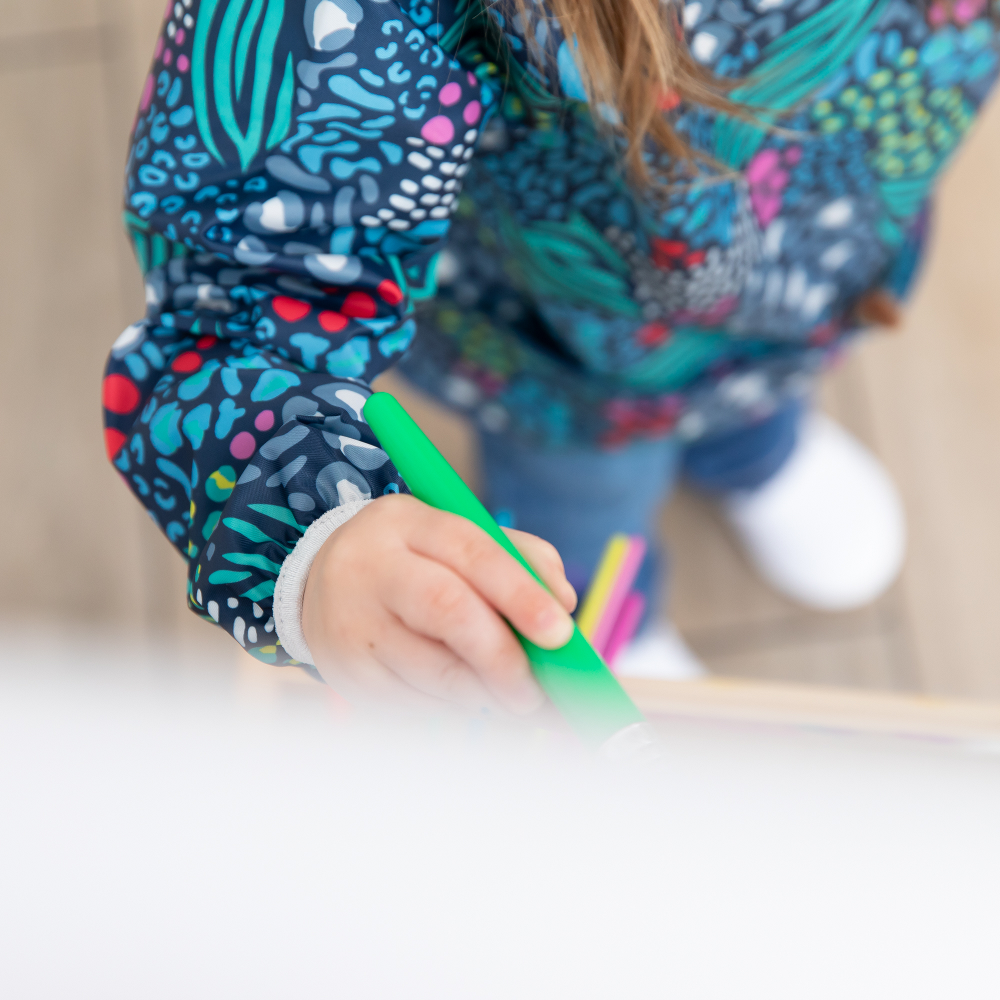 Babero de manga larga - Animal Prints