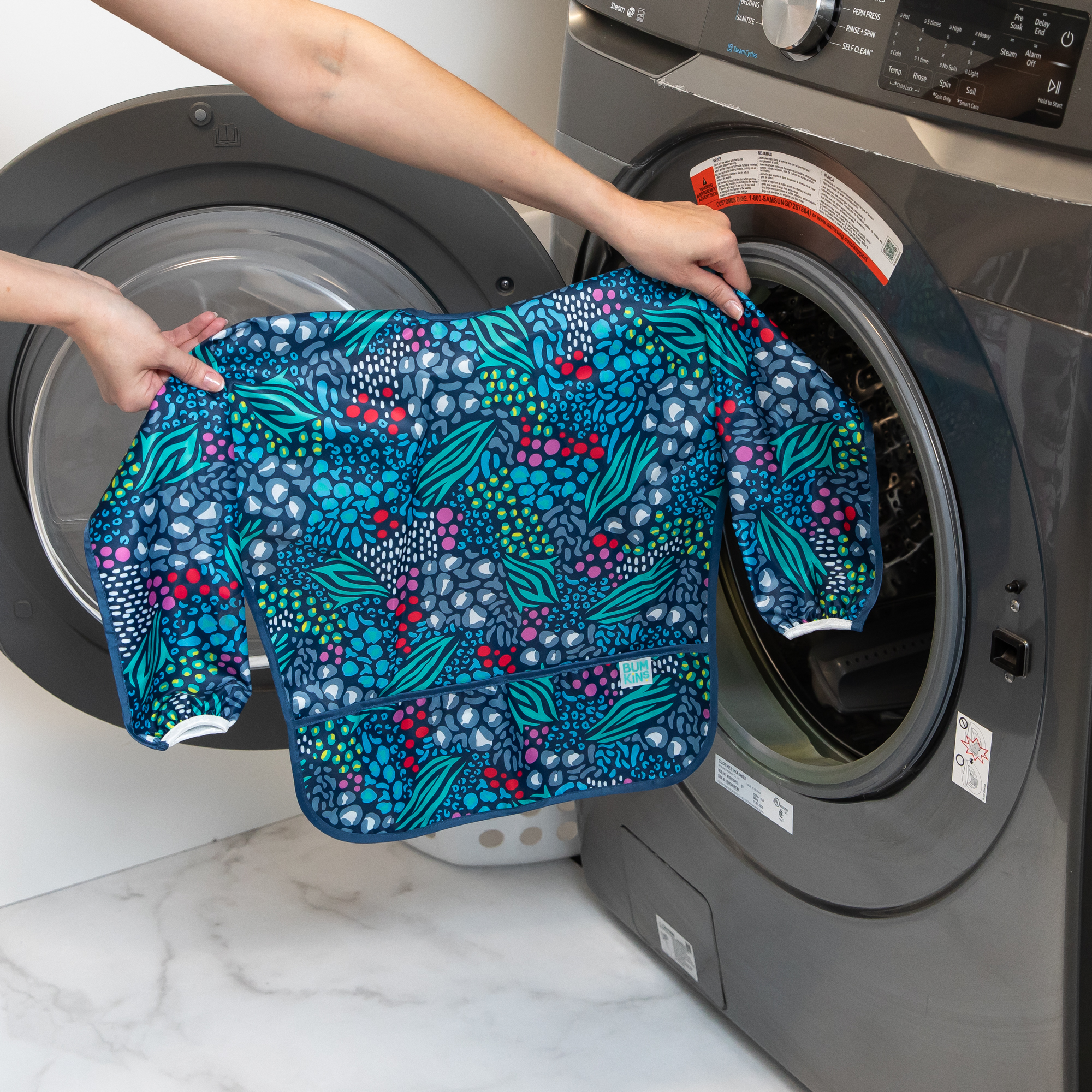 Babero de manga larga - Animal Prints