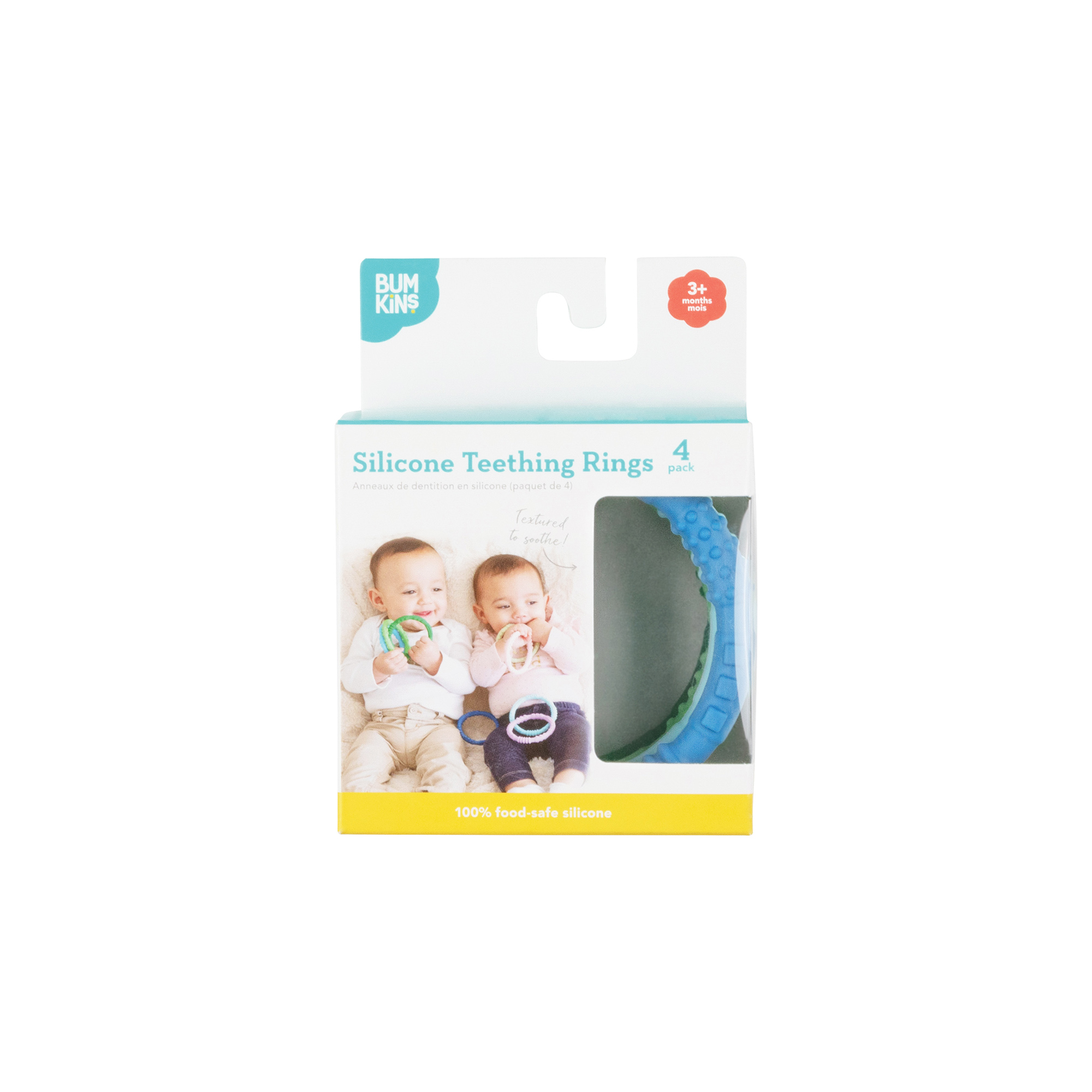 Silicone teething rings (4 pack) - Summer