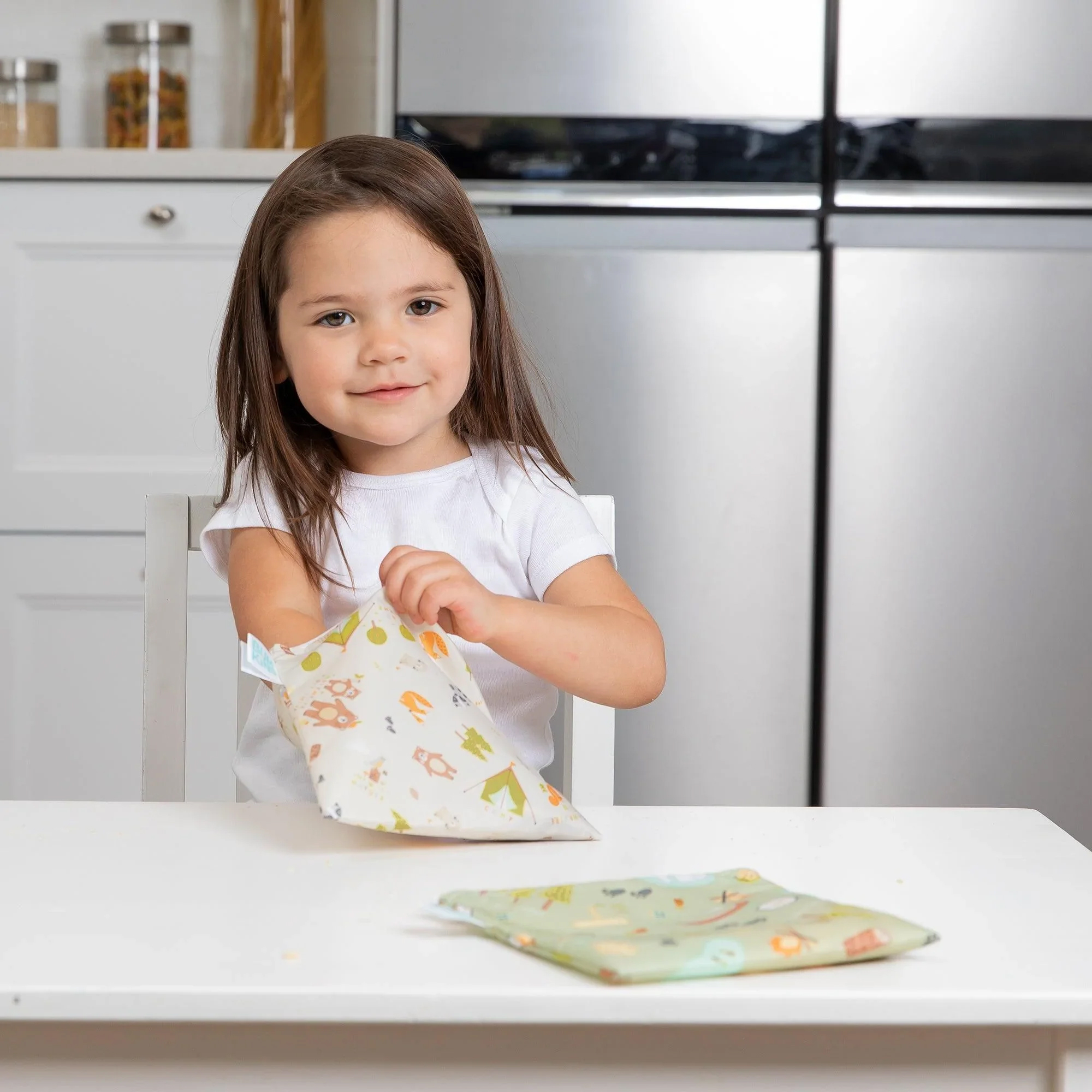 Reusable snack bag - large (2 pack) - Camp Friends & Camp Gear