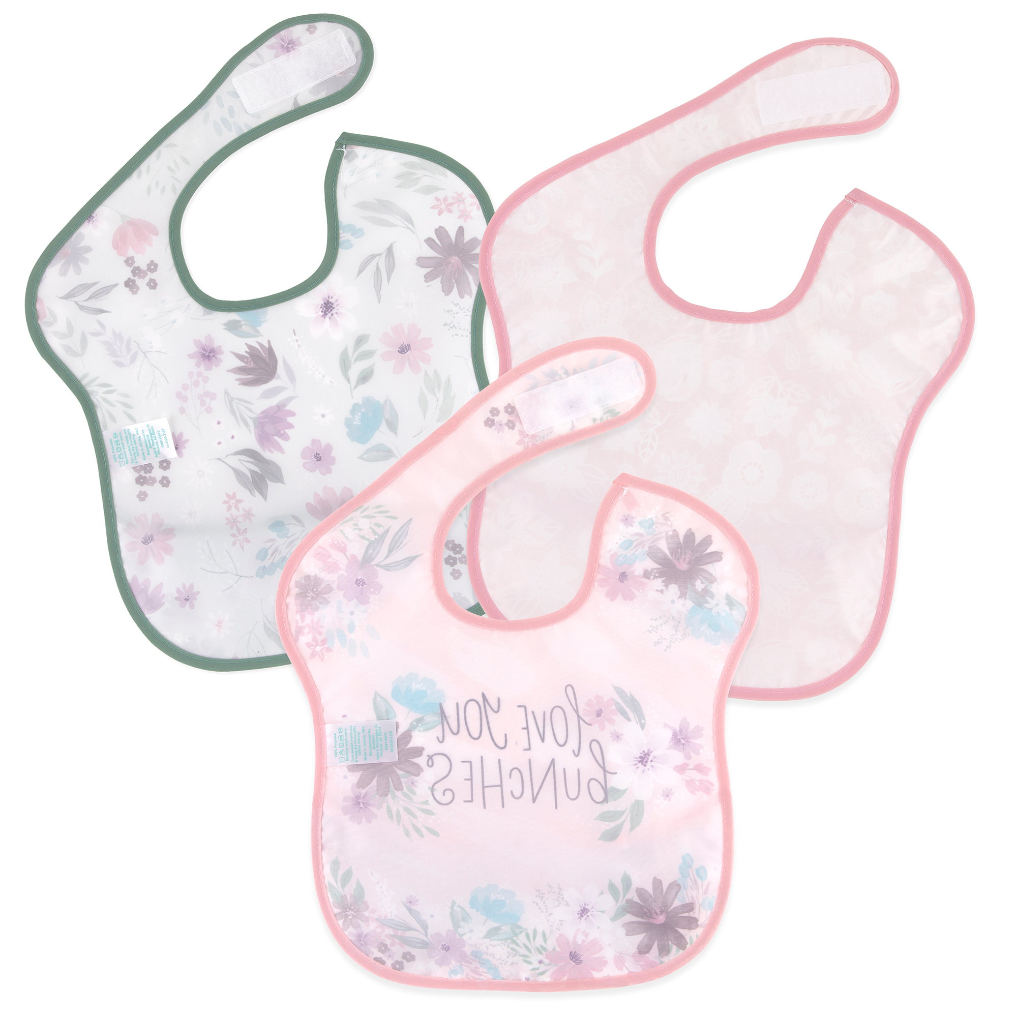SuperBib® (3 pack) - Love You Bunches, Floral, Lace