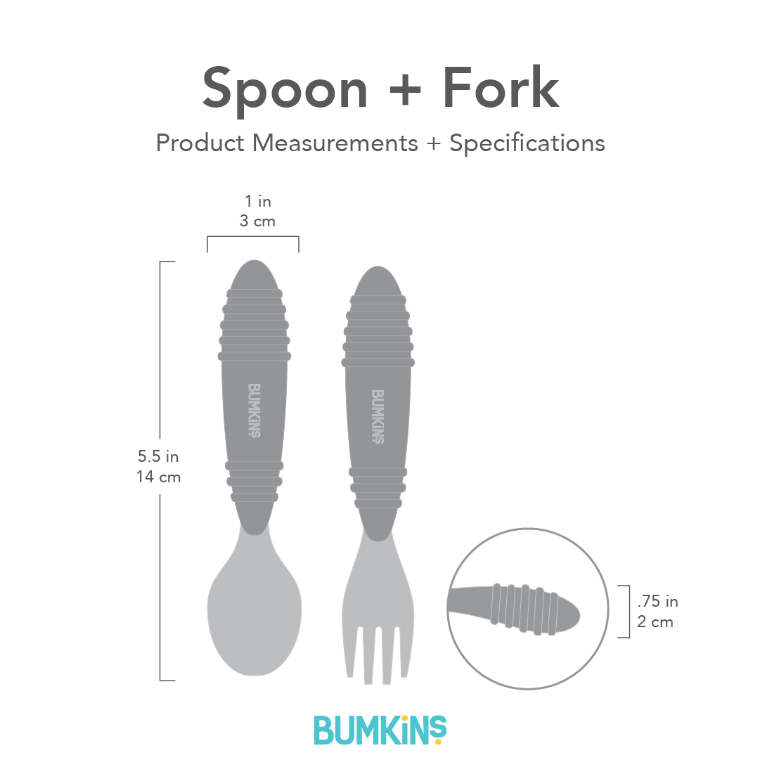 Spoon + fork - Purple