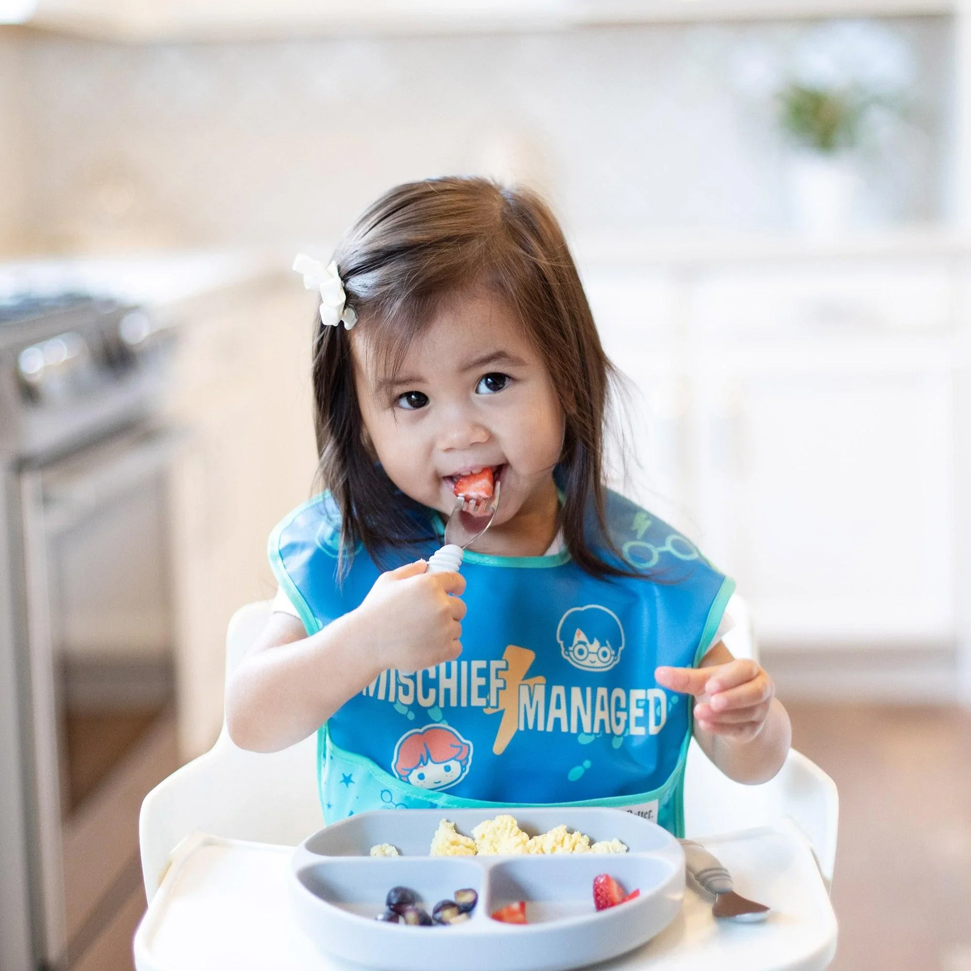 Cuchara + tenedor - Gris