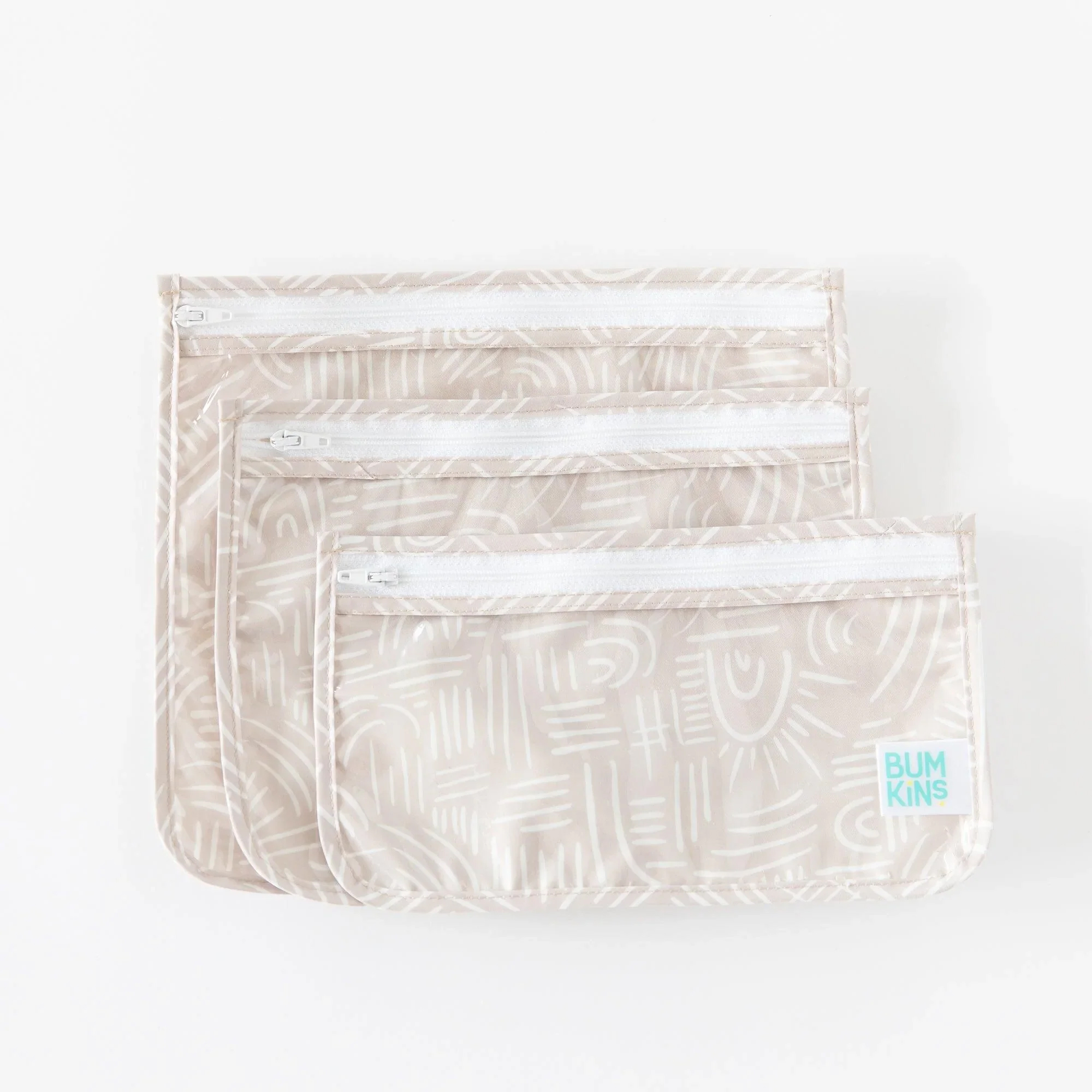 Clear travel bag (3 pack) - Wander