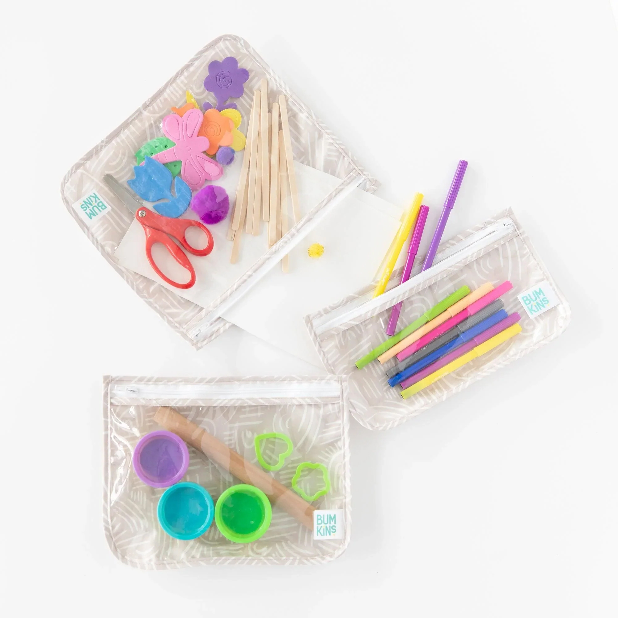 Clear travel bag (3 pack) - Wander