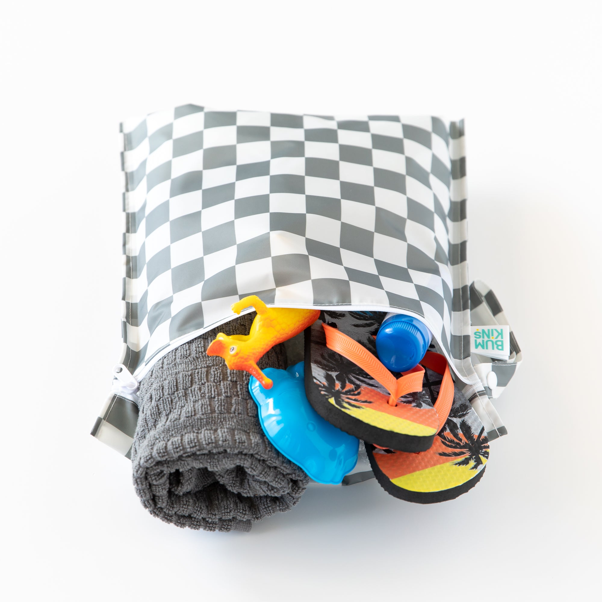 Wet bag - Charcoal Check