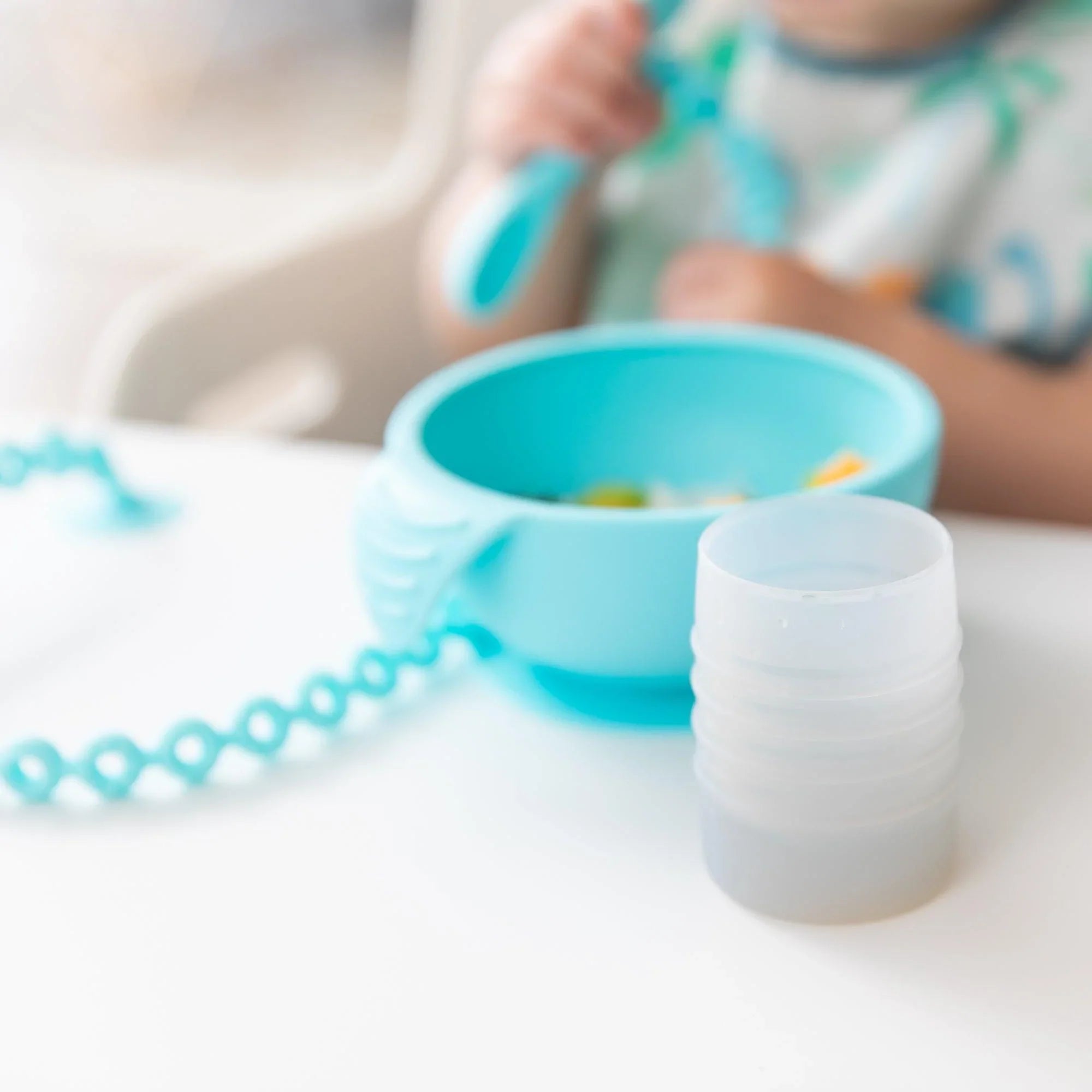 Silicone starter cup - Grey Jelly