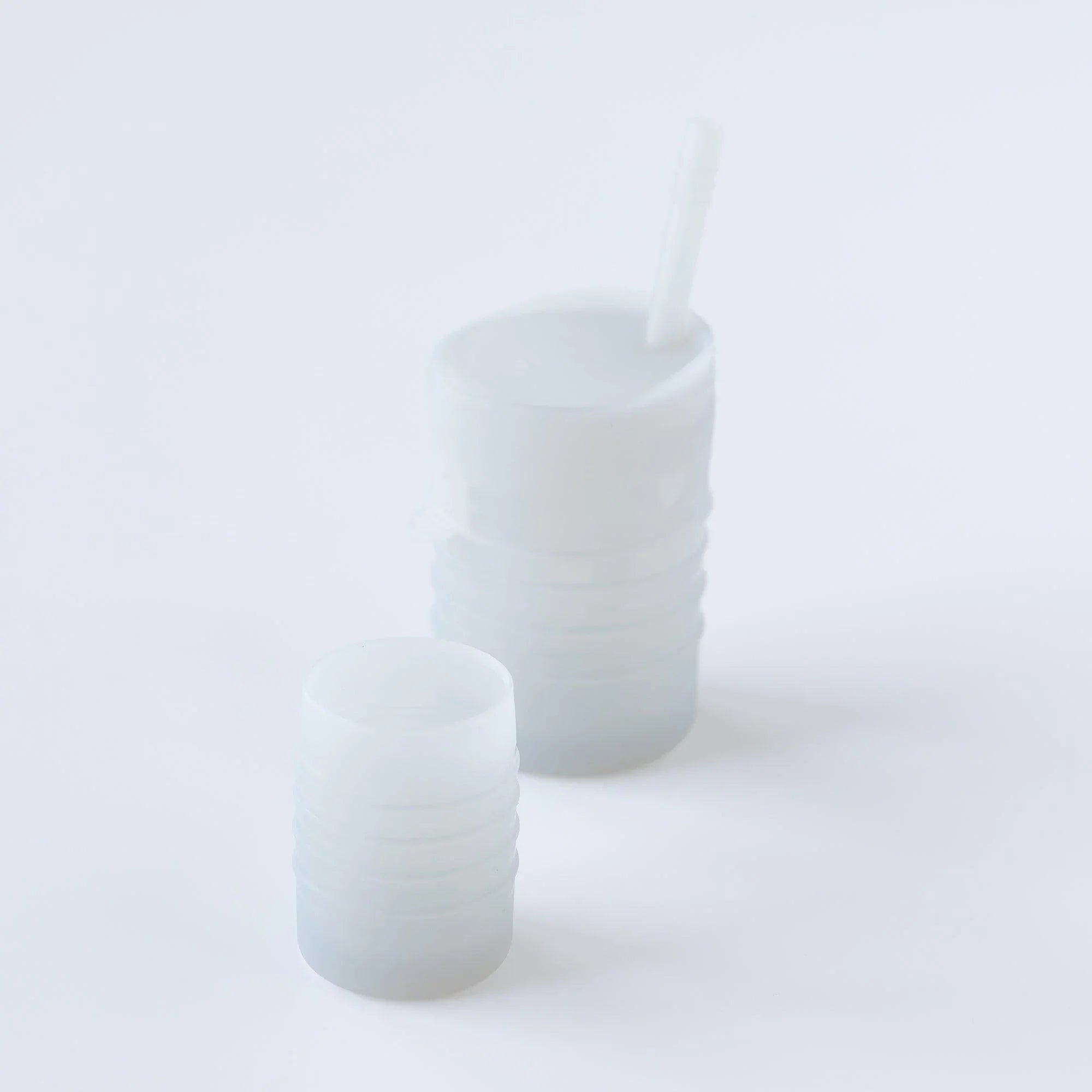 Silicone starter cup - Grey Jelly