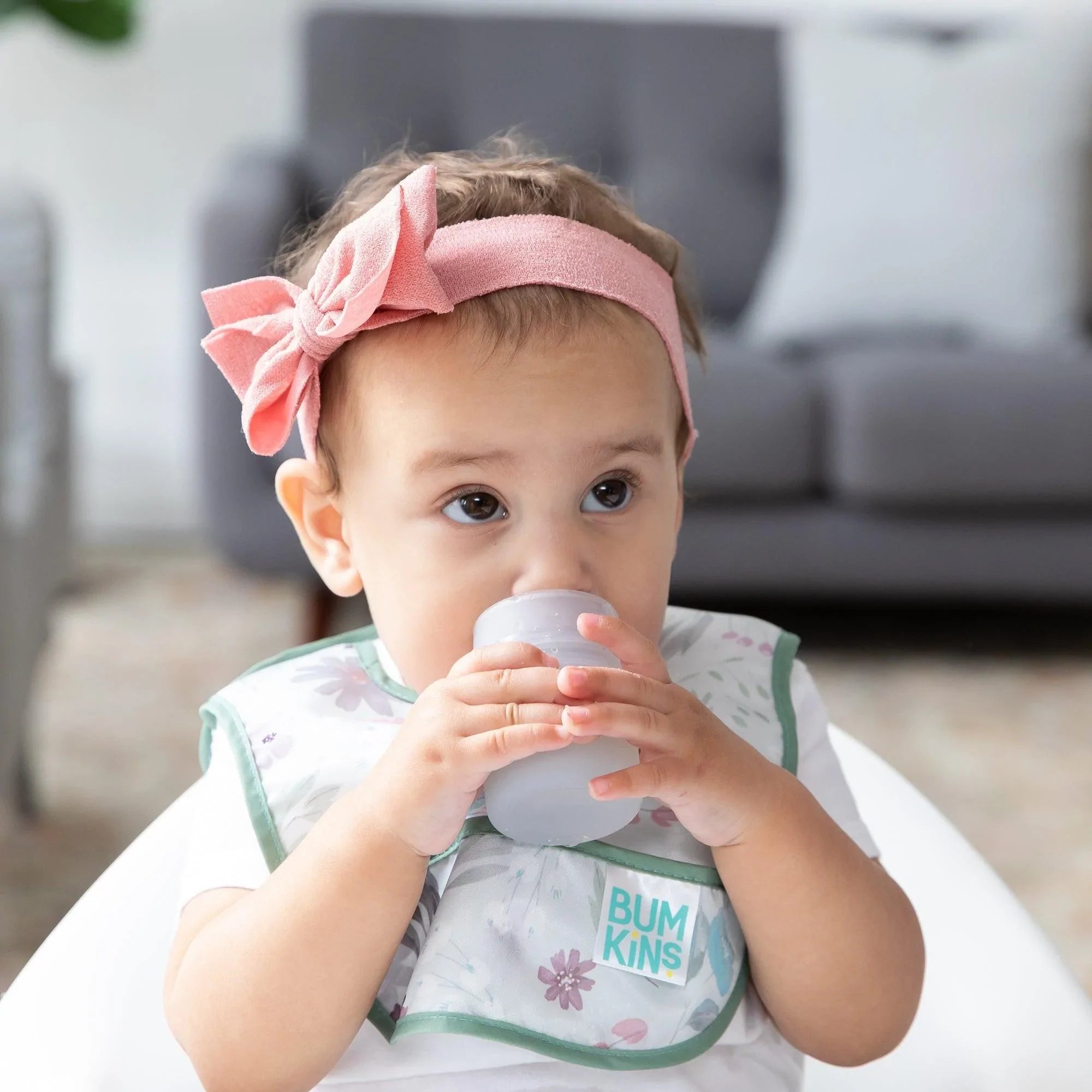 Silicone starter cup - Grey Jelly