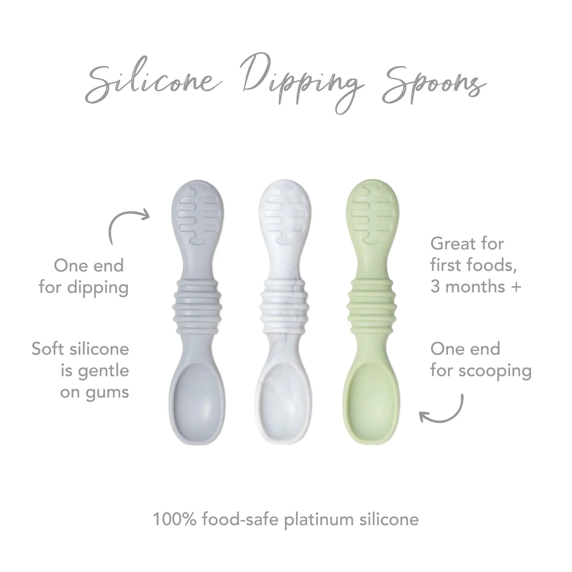 Silicone dipping spoons (3 pack) - Taffy