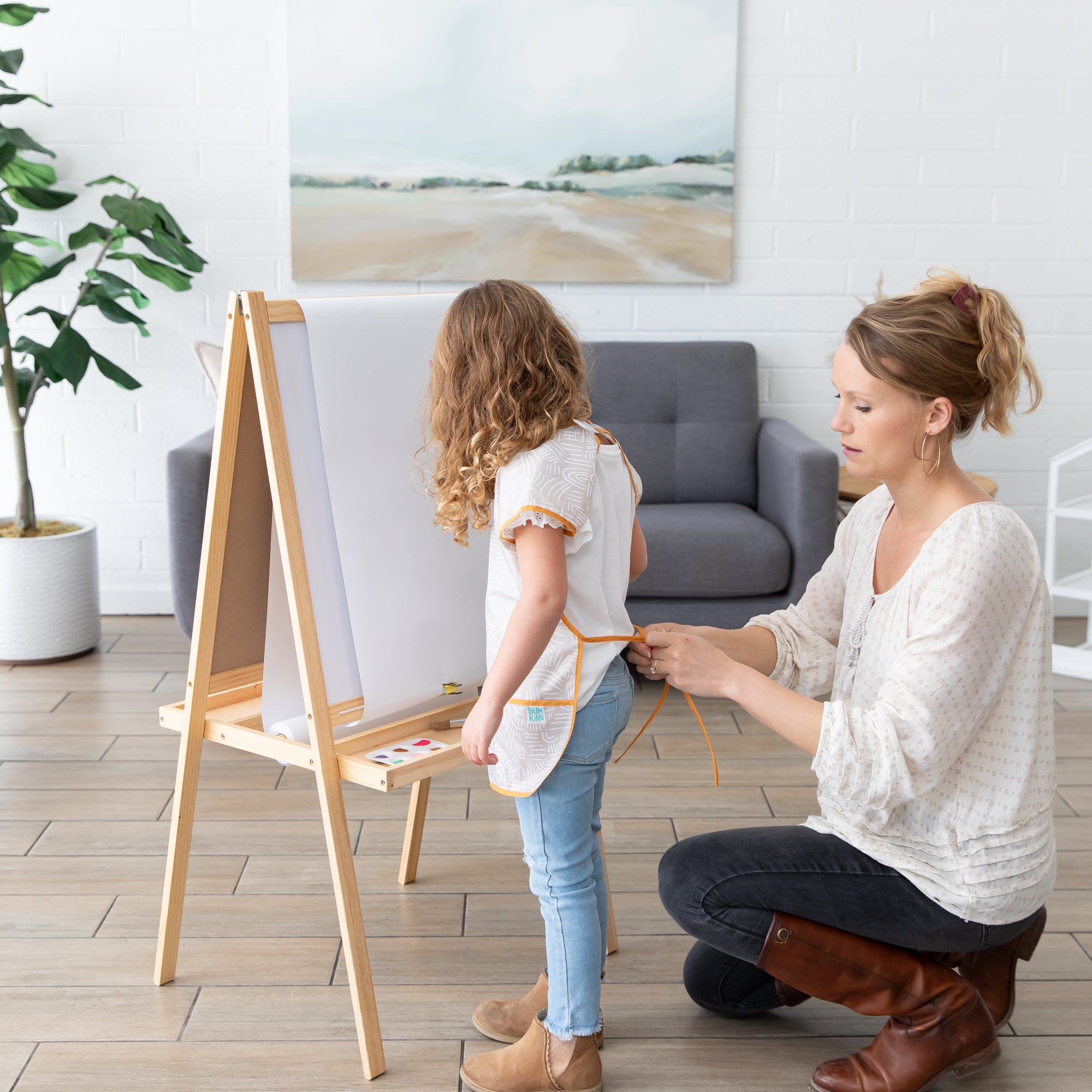 Short-sleeved art smock - Wander