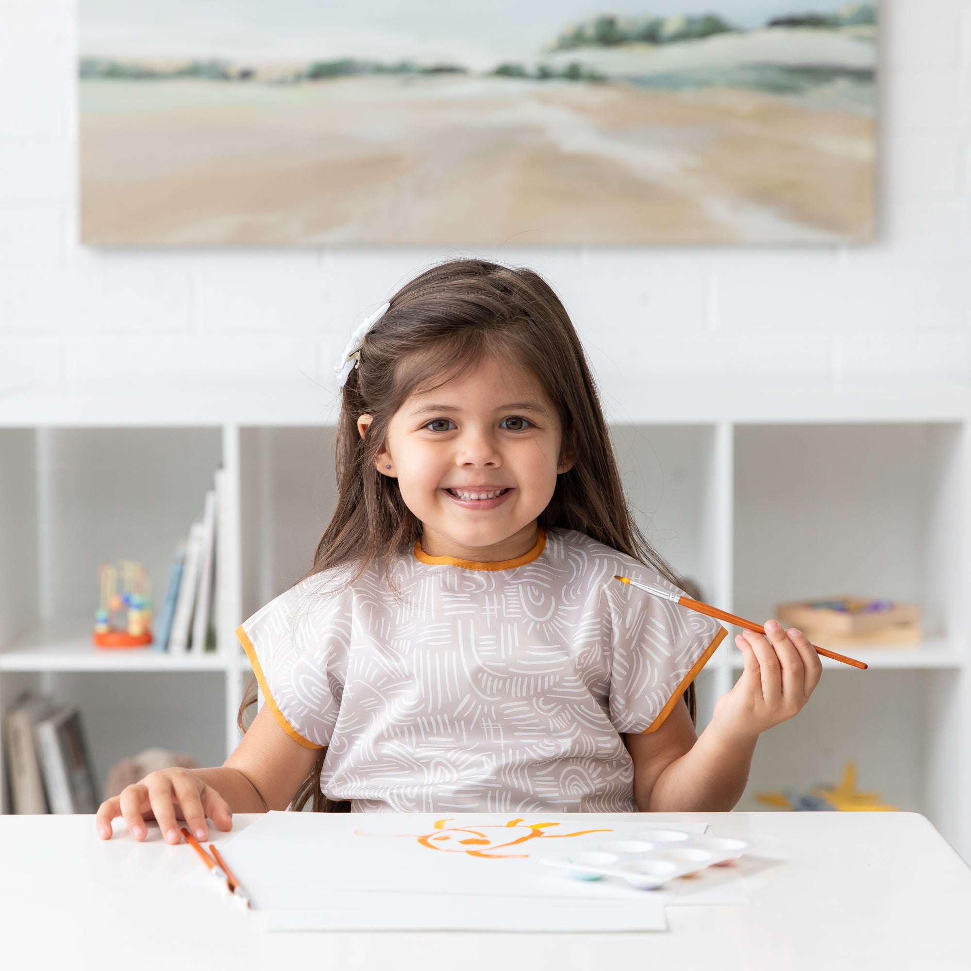 Short-sleeved art smock - Wander