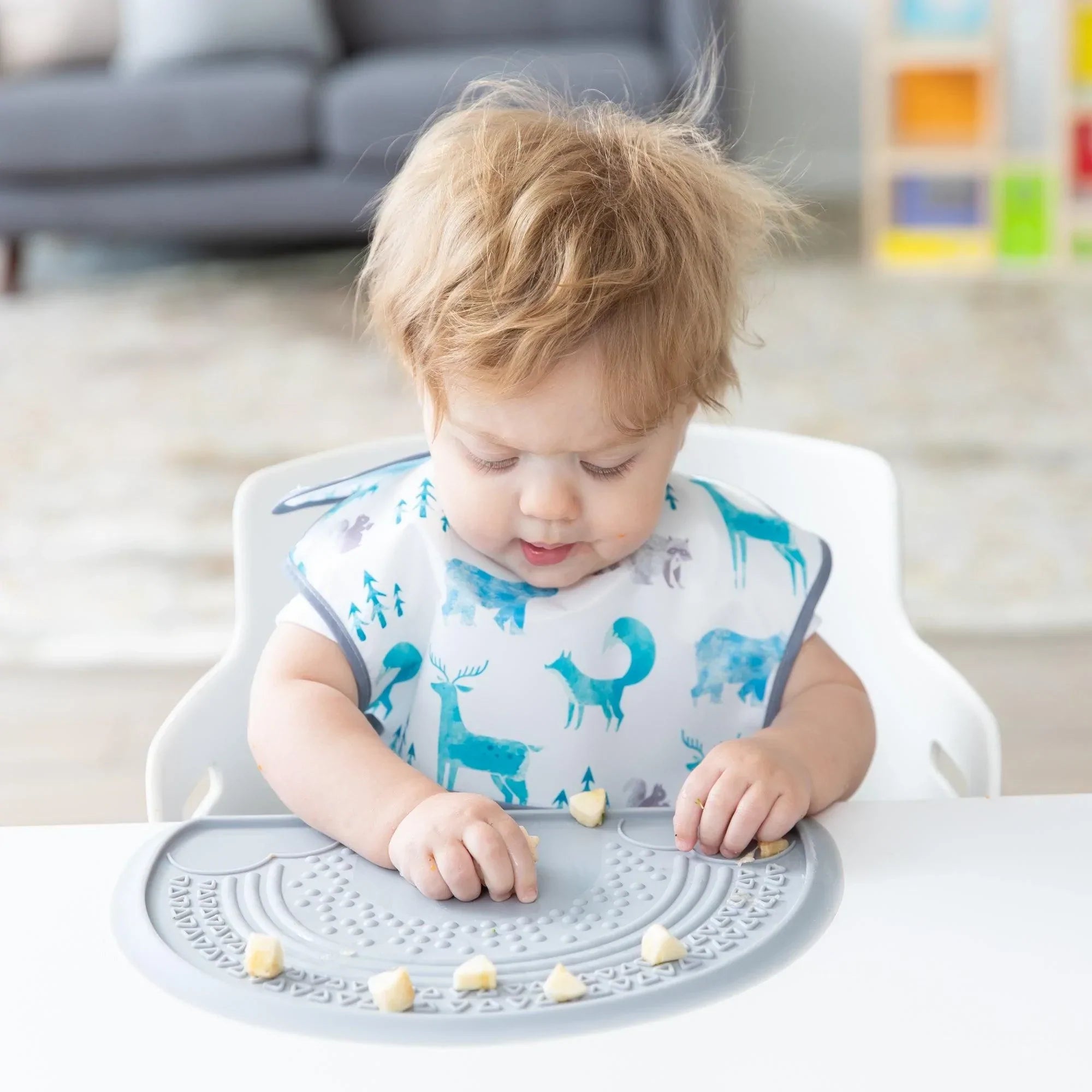 SuperBib® - 6-24 months (3 pack) - Feed Me Bear, Wildlife, Outdoors