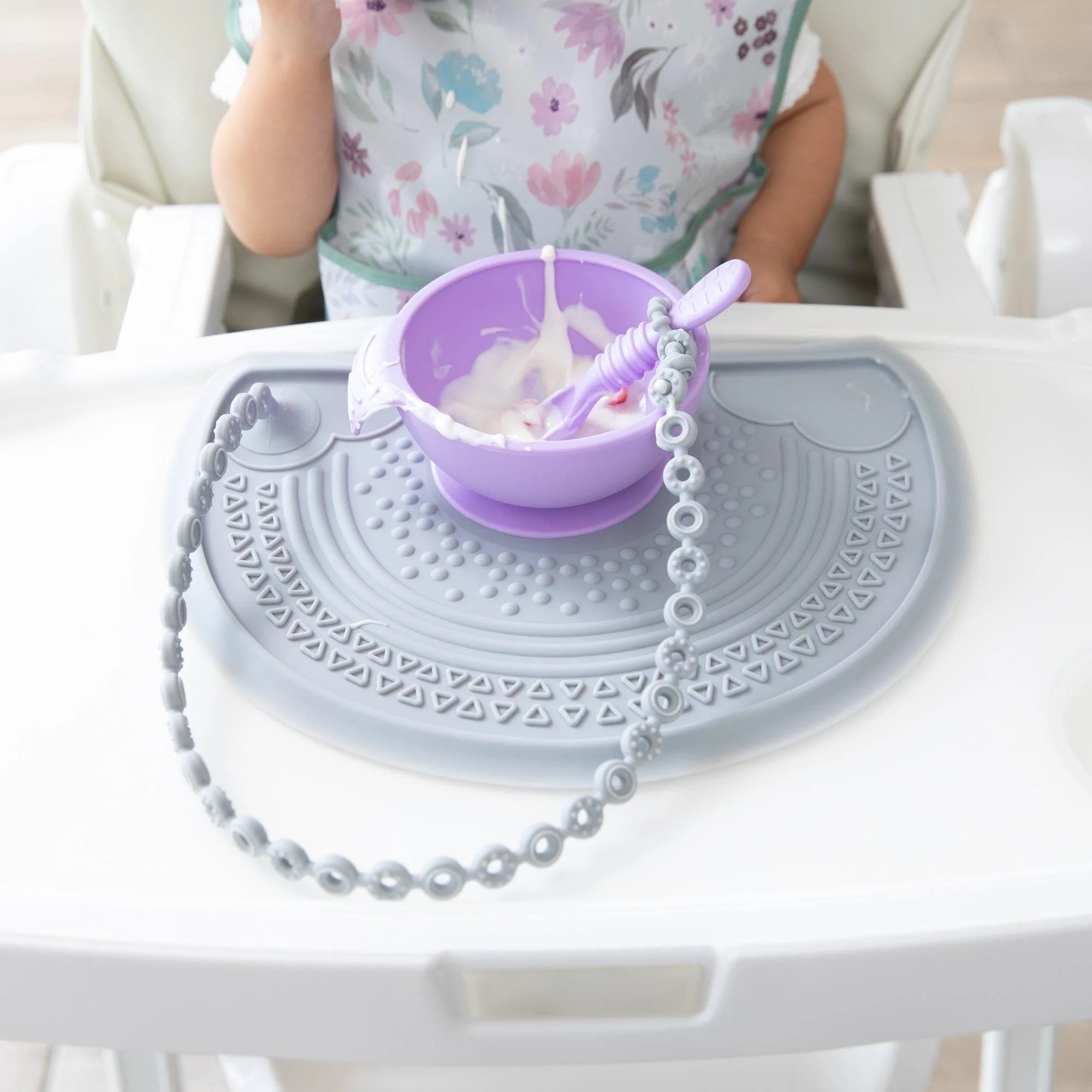 Silicone sensory placemat - Grey