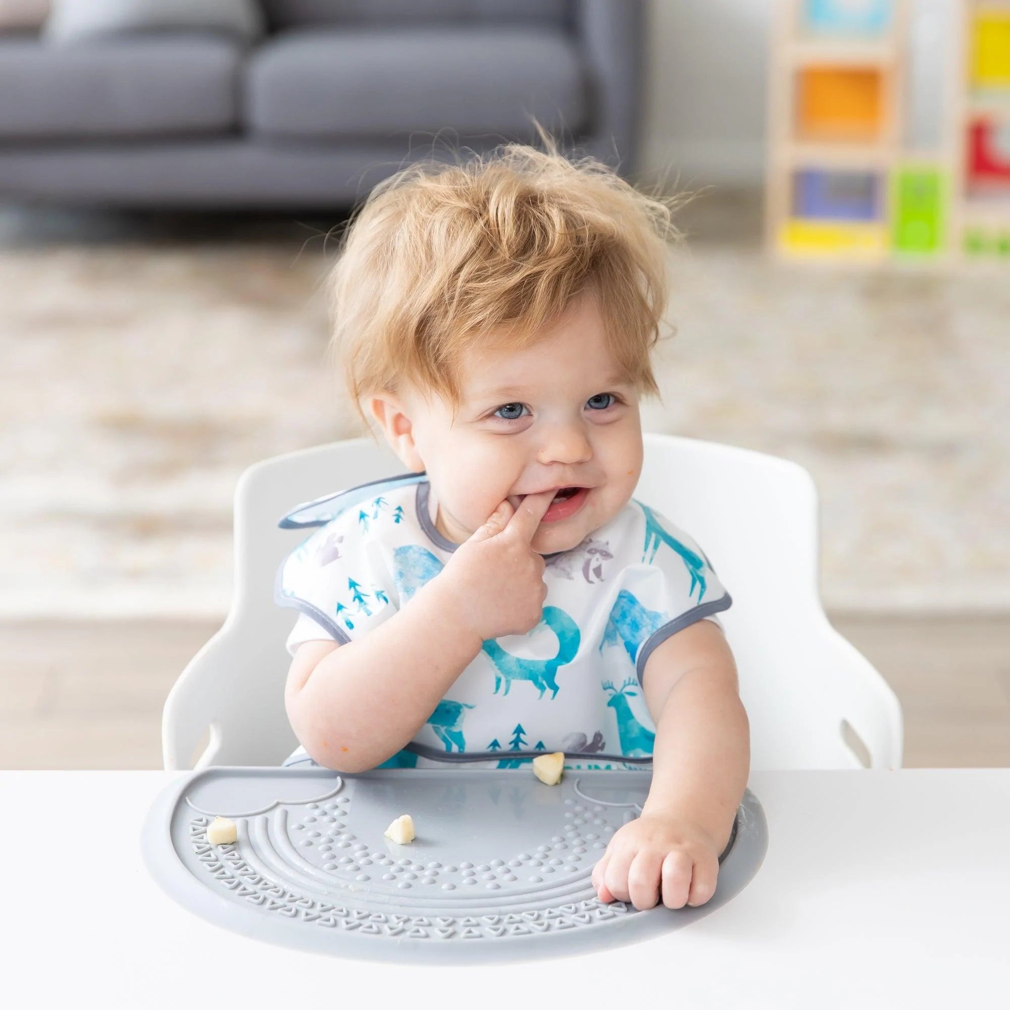 Silicone sensory placemat - Grey