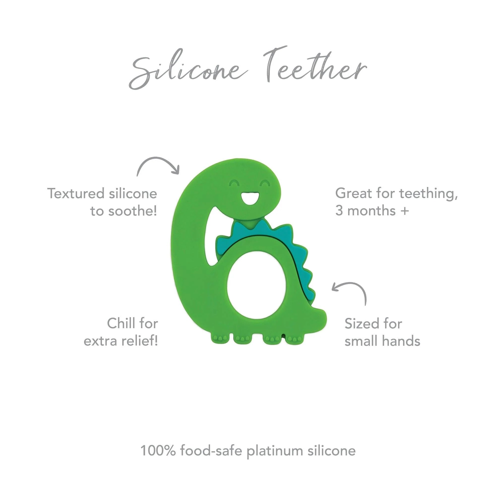 Silicone teether - Dinosaur