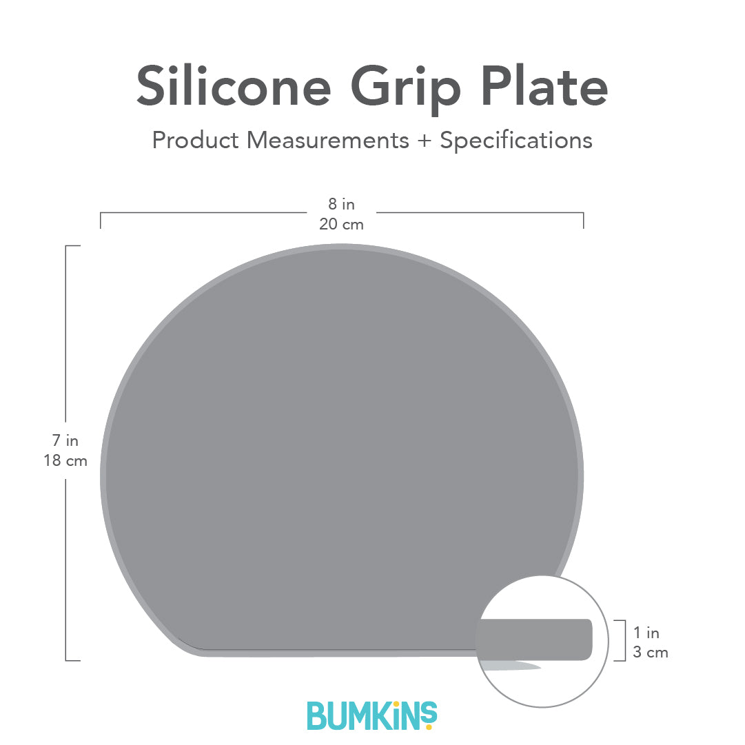Silicone grip plate - Marble