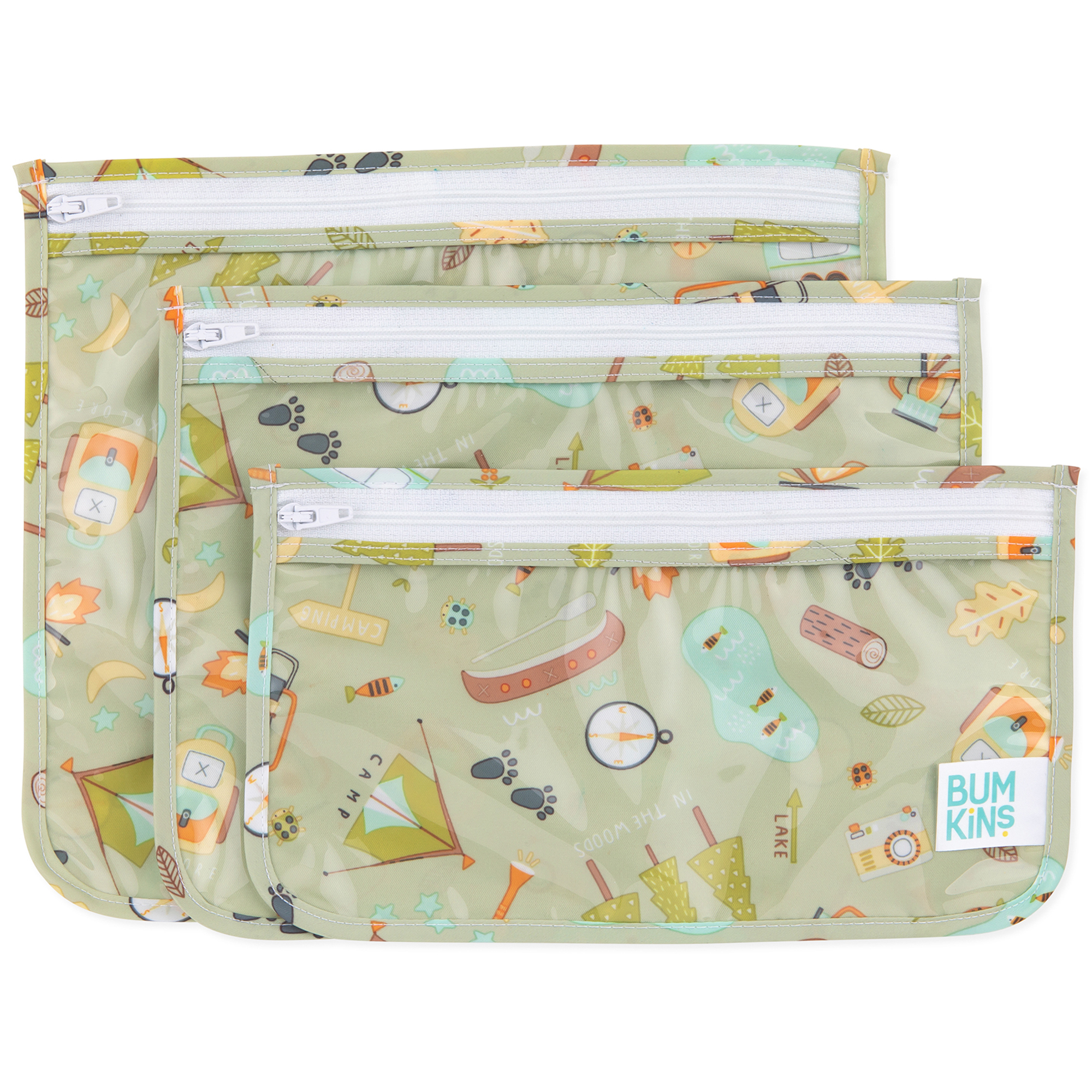 Clear Travel Bag (3 pack) - Camp Gear